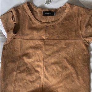 NWT! Minkpink Suede Blush Dress